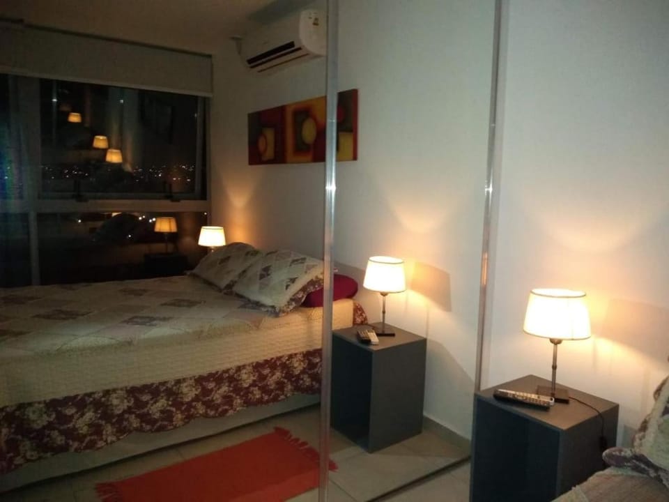 Bed, Photo of the whole room, Bedroom, air conditioner
