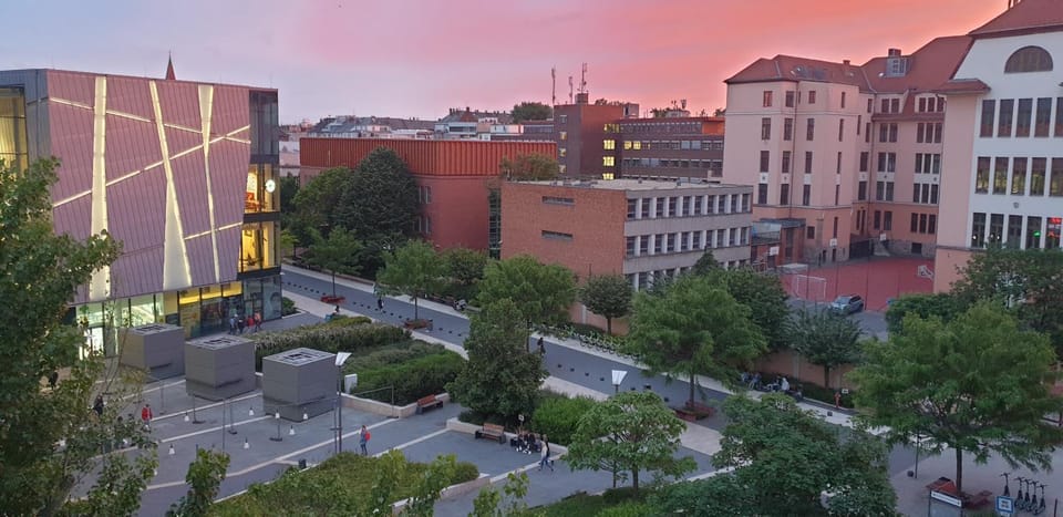 City view, Sunset
