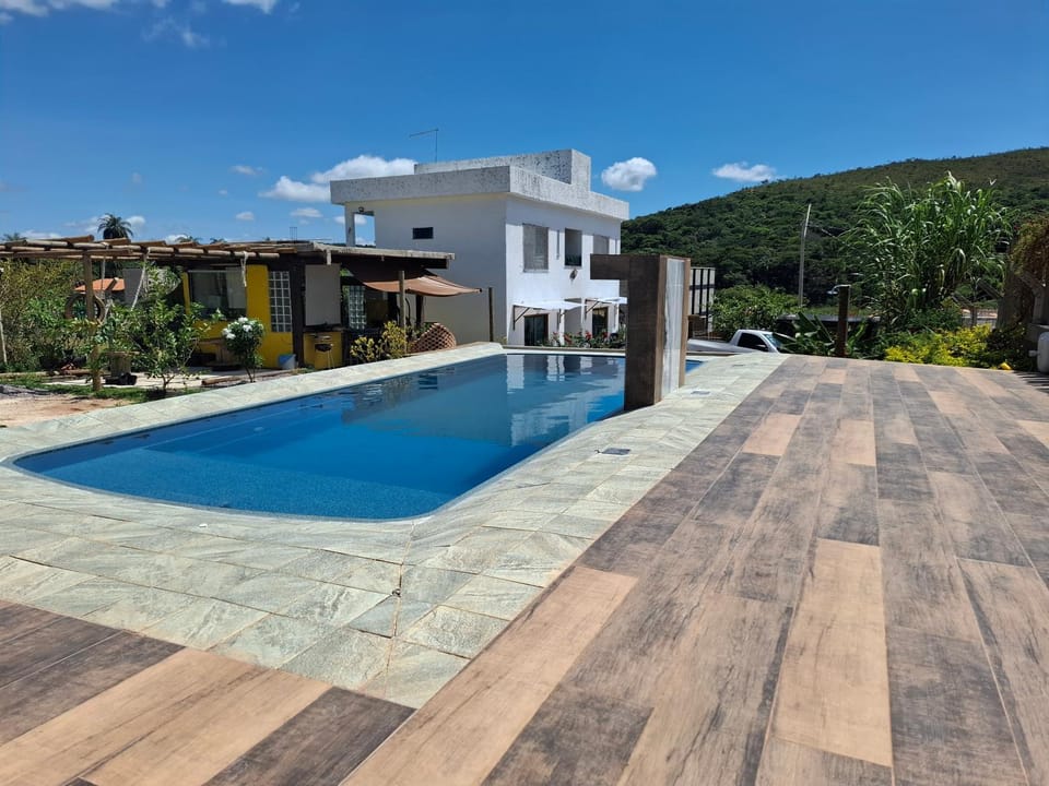 Property building, Natural landscape, Mountain view, Pool view
