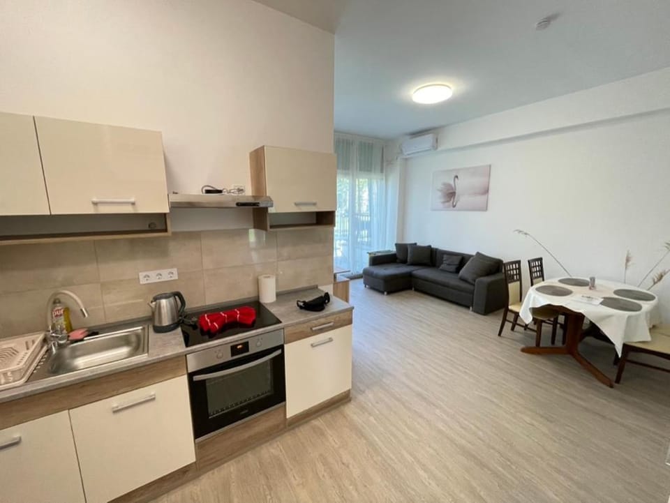 Kitchen or kitchenette, Living room