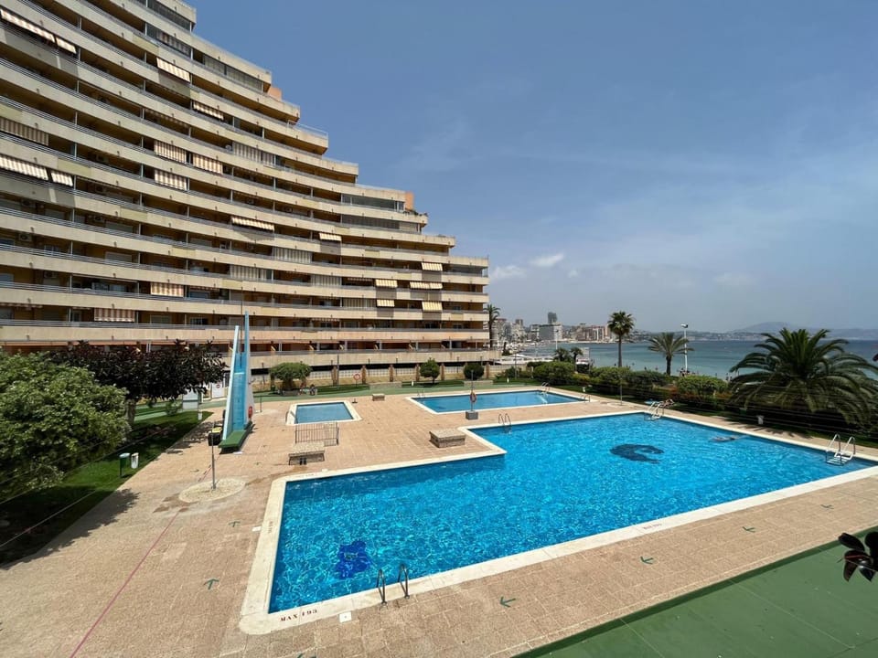 Property building, Day, View (from property/room), Pool view, Sea view, Swimming pool