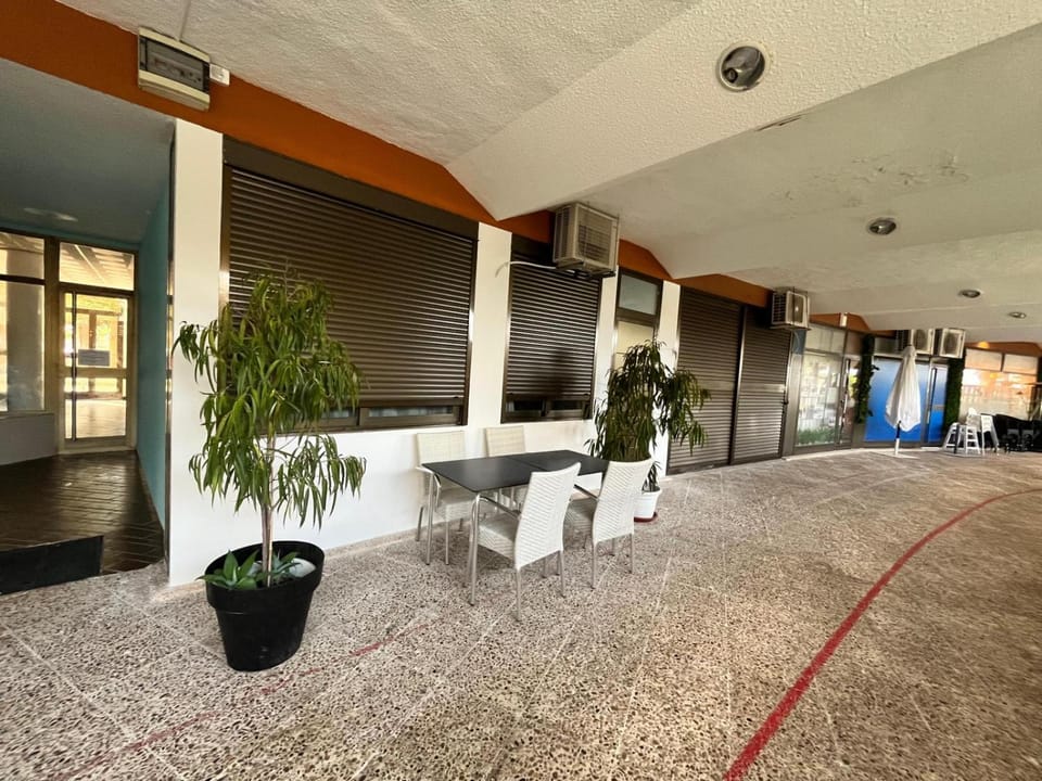 Property building, Patio, Garden, Swimming pool