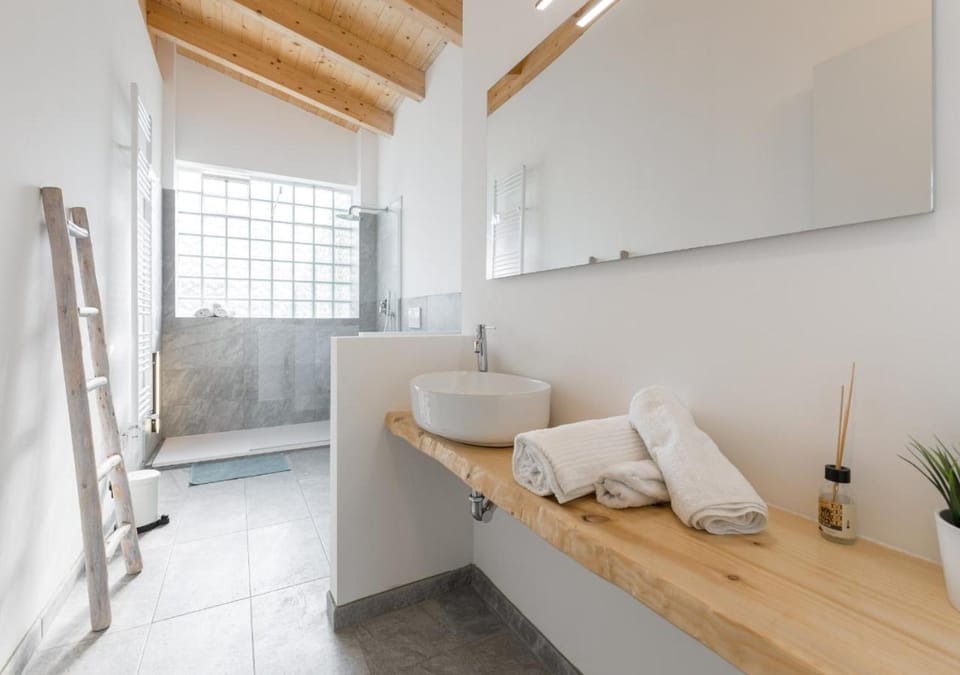 Bathroom, Photo of the whole room, towels