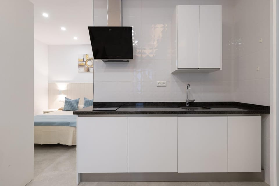 Kitchen or kitchenette, Living room