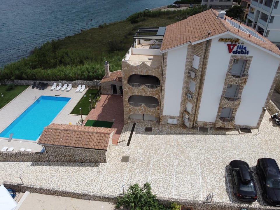 Property building, Neighbourhood, Beach, Pool view, Sea view, Swimming pool, Swimming pool, Inner courtyard view