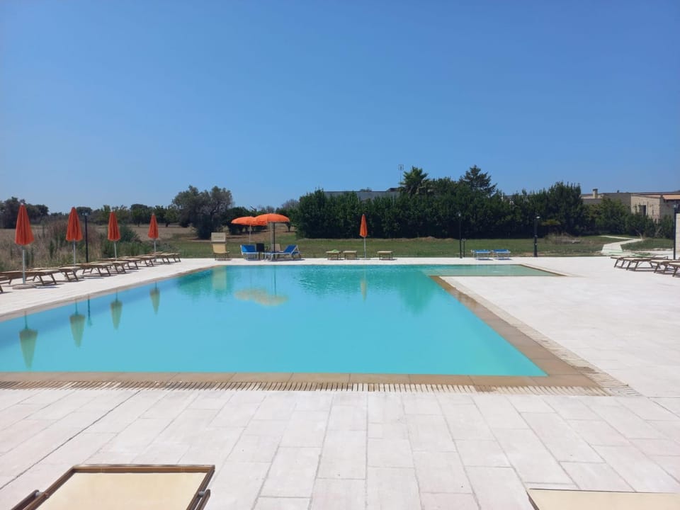 Pool view, Swimming pool, sunbed