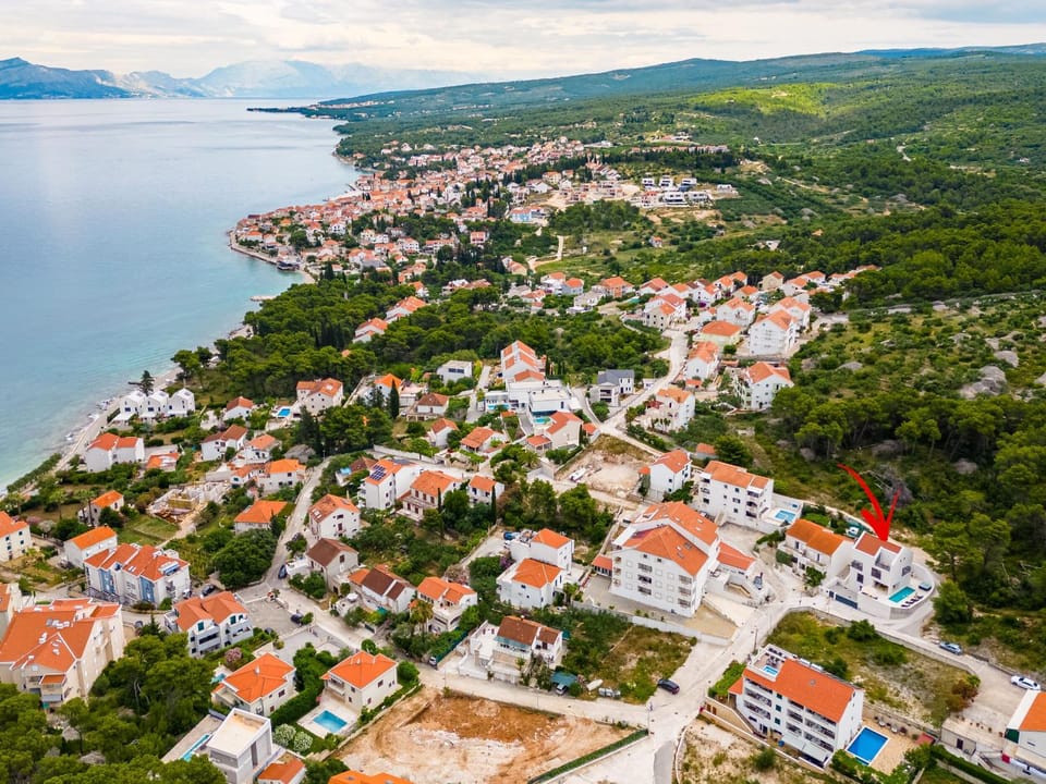 Nearby landmark, Bird's eye view, Location