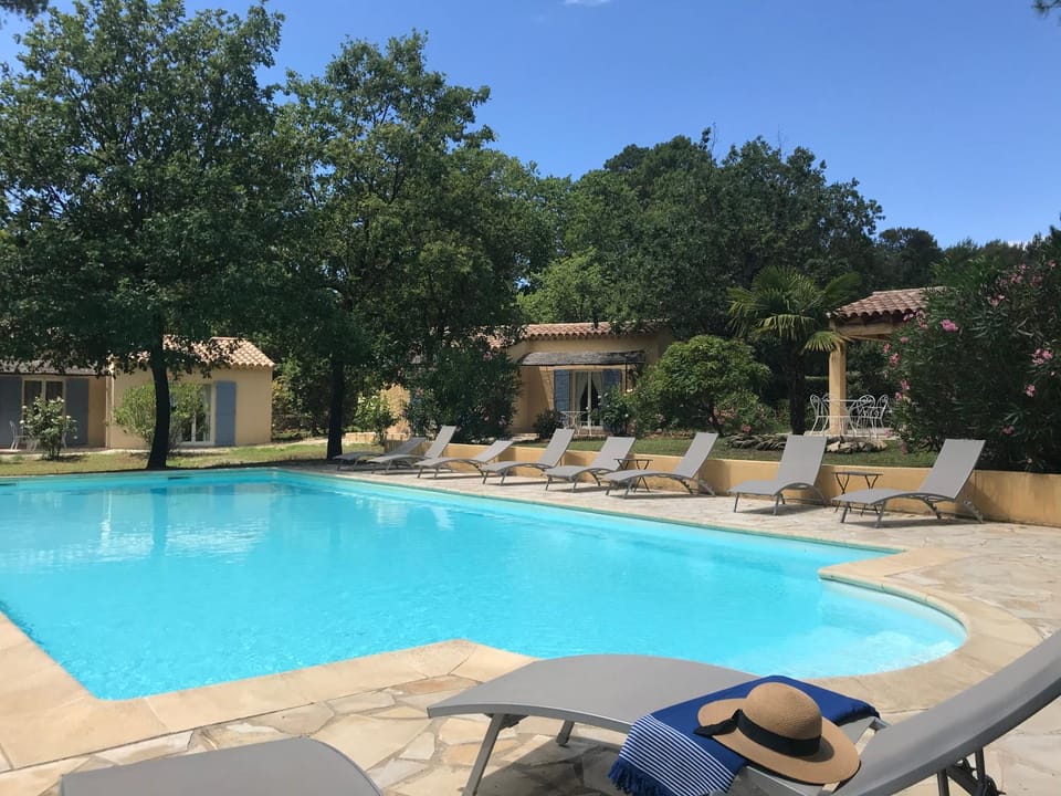 Patio, Garden, Swimming pool