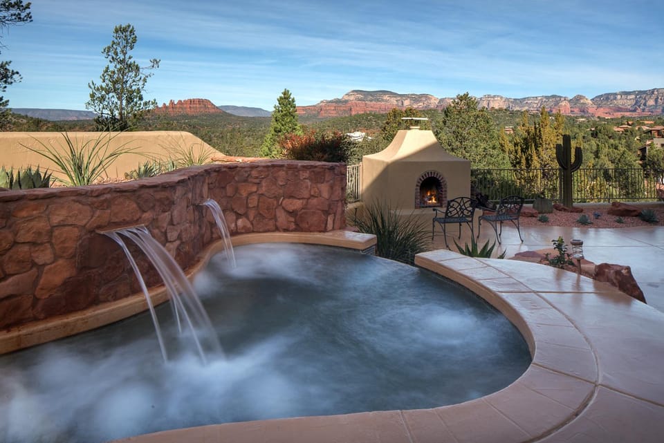 Hot Tub, View (from property/room), Mountain view
