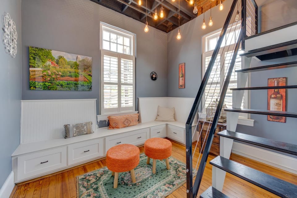 Downtown Winston-Salem Condo w/ Private Library! House in Winston-Salem