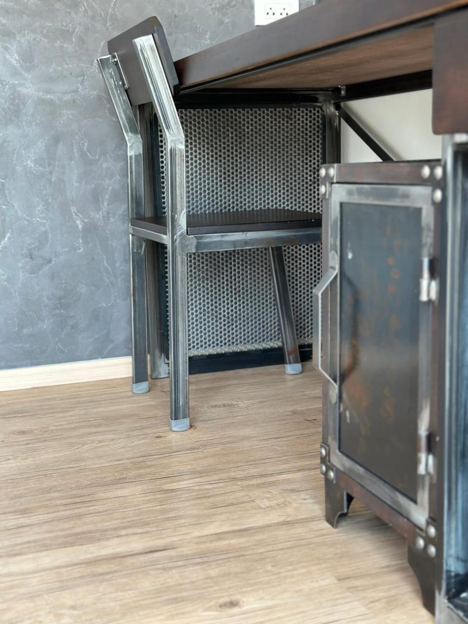 Kitchen or kitchenette, bunk bed, wardrobe