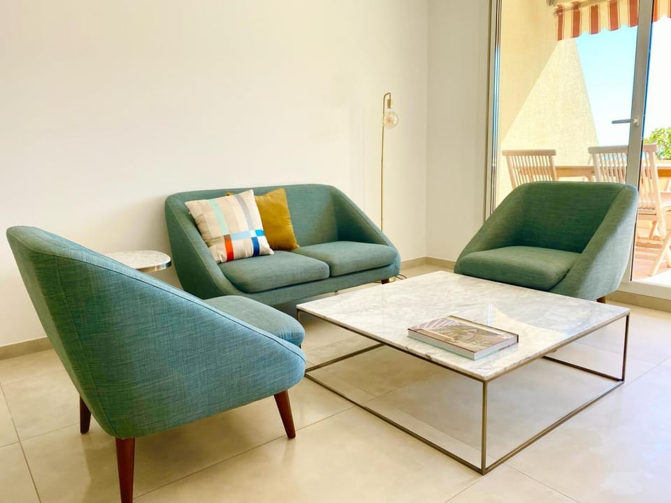 Mansfield vue carte Postale Terrasse Piscine 2 Apartment in Menton