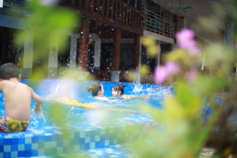 Day, People, Natural landscape, Garden, Garden view, Pool view, Swimming pool, group of guests