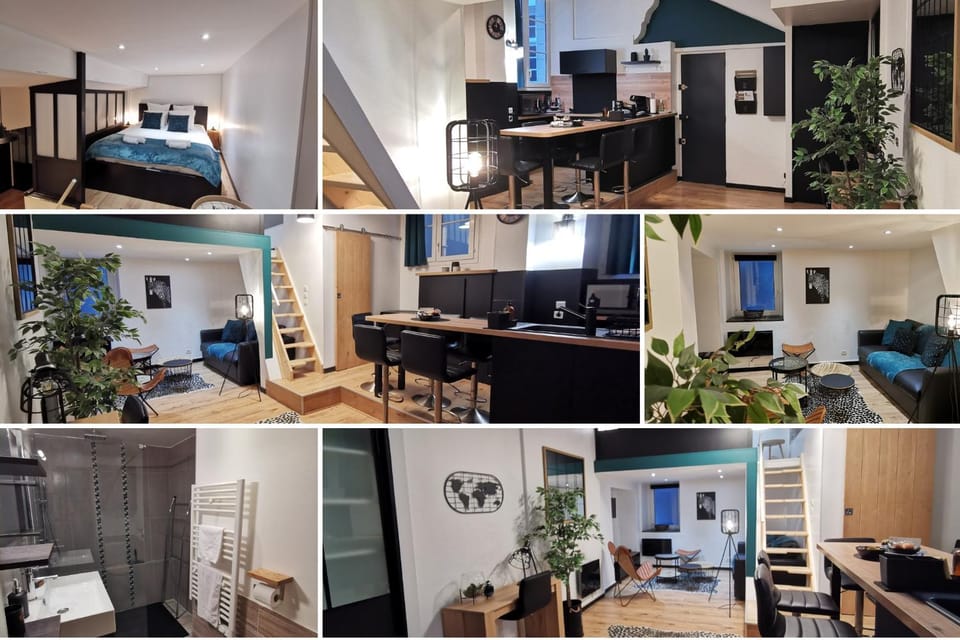 Kitchen or kitchenette, Living room, Dining area, Bedroom