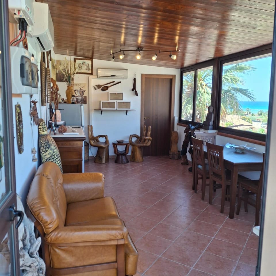 Natural landscape, Seating area, Sea view