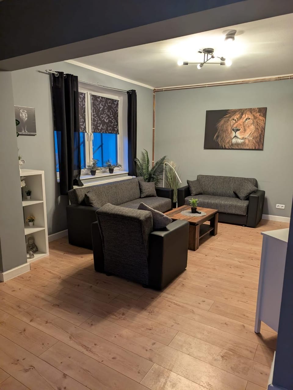 Living room, Photo of the whole room, Seating area, heating