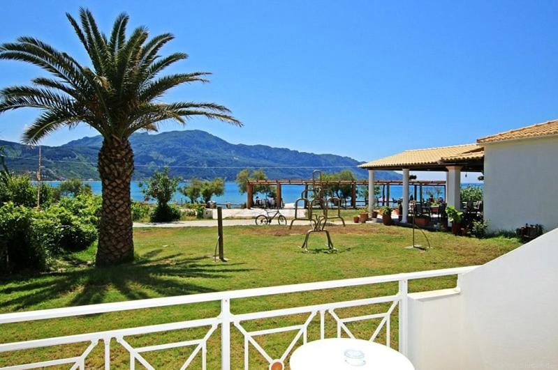 Vrachos Pension Hotel in Corfu, Greece