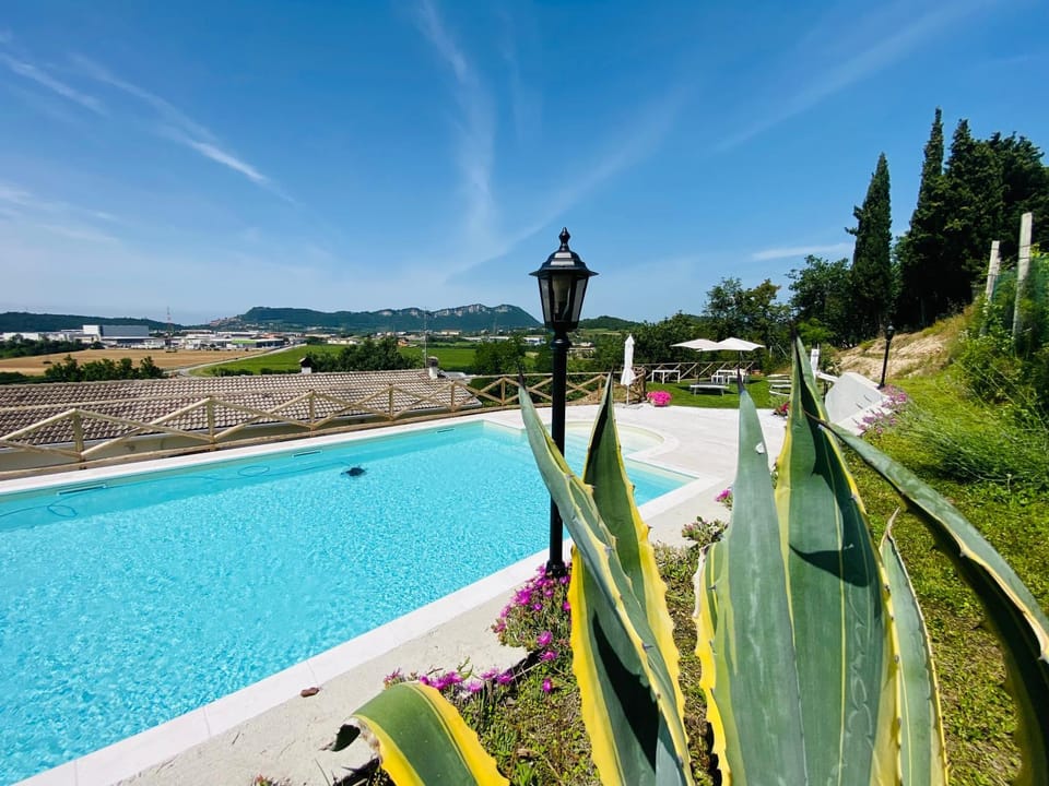 Day, Natural landscape, Garden, Mountain view, Pool view, Swimming pool