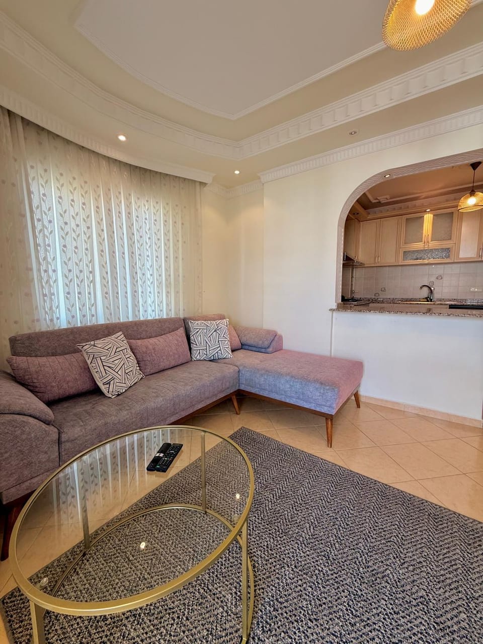Seating area, pet friendly