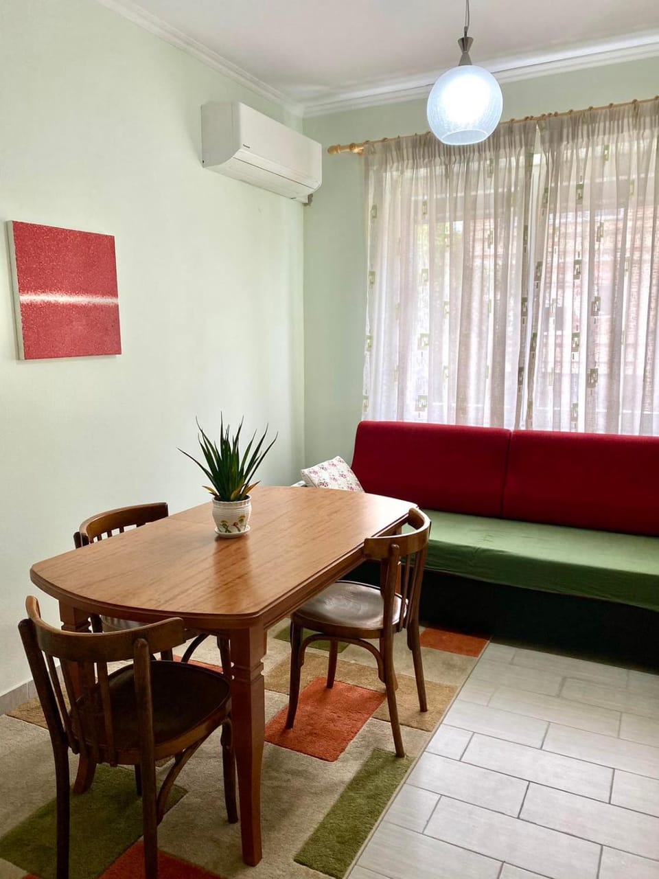 Living room, kitchen