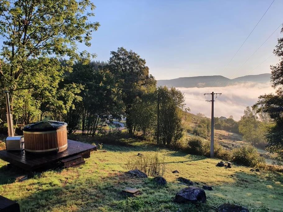Day, Natural landscape, Garden, Hot Spring Bath, Hot Tub, Garden view, Mountain view, Open Air Bath