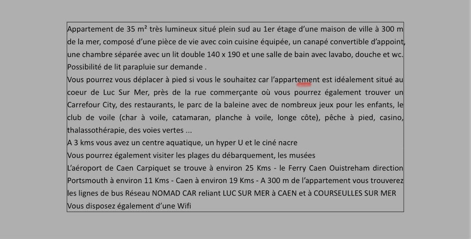 Text overlay