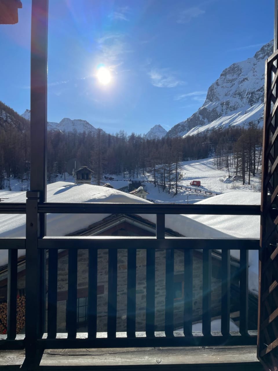 Natural landscape, Winter, Mountain view