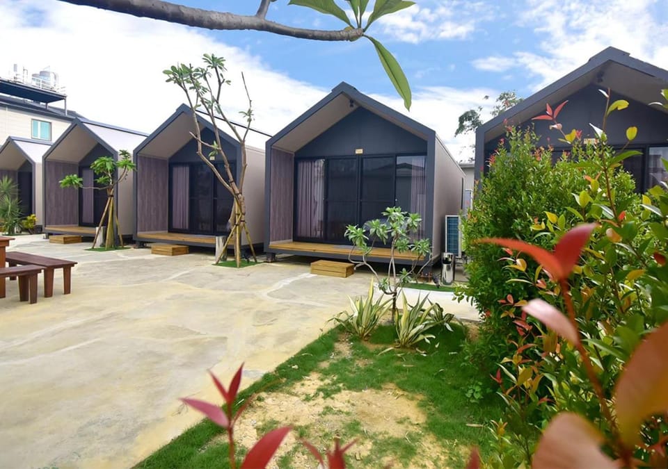 Property building, Garden view