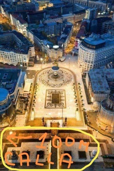 Nearby landmark, Bird's eye view, Location