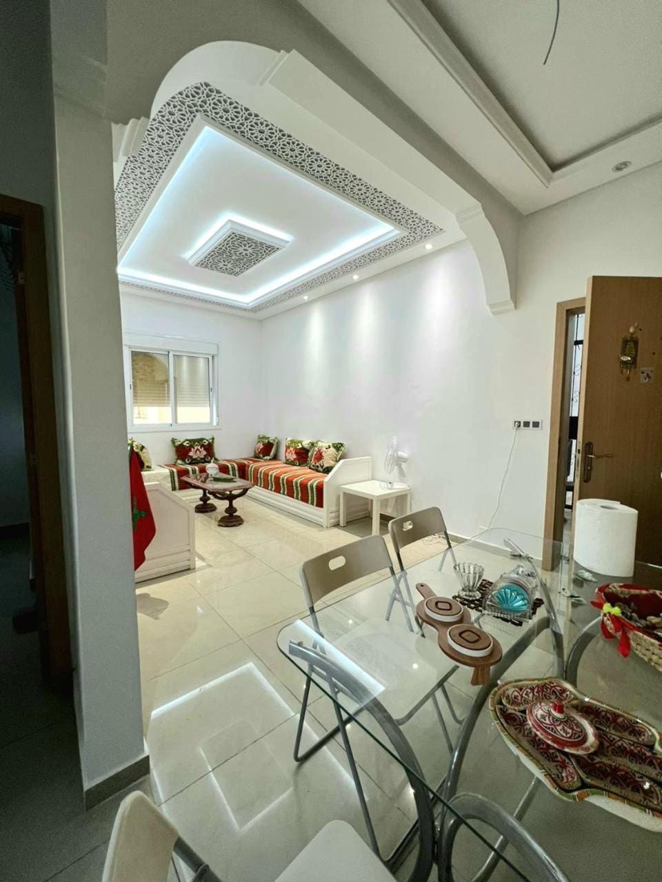 Appartement dans résidence à 2 pas de la mer et parking Apartment in Tangier-Tétouan-Al Hoceima