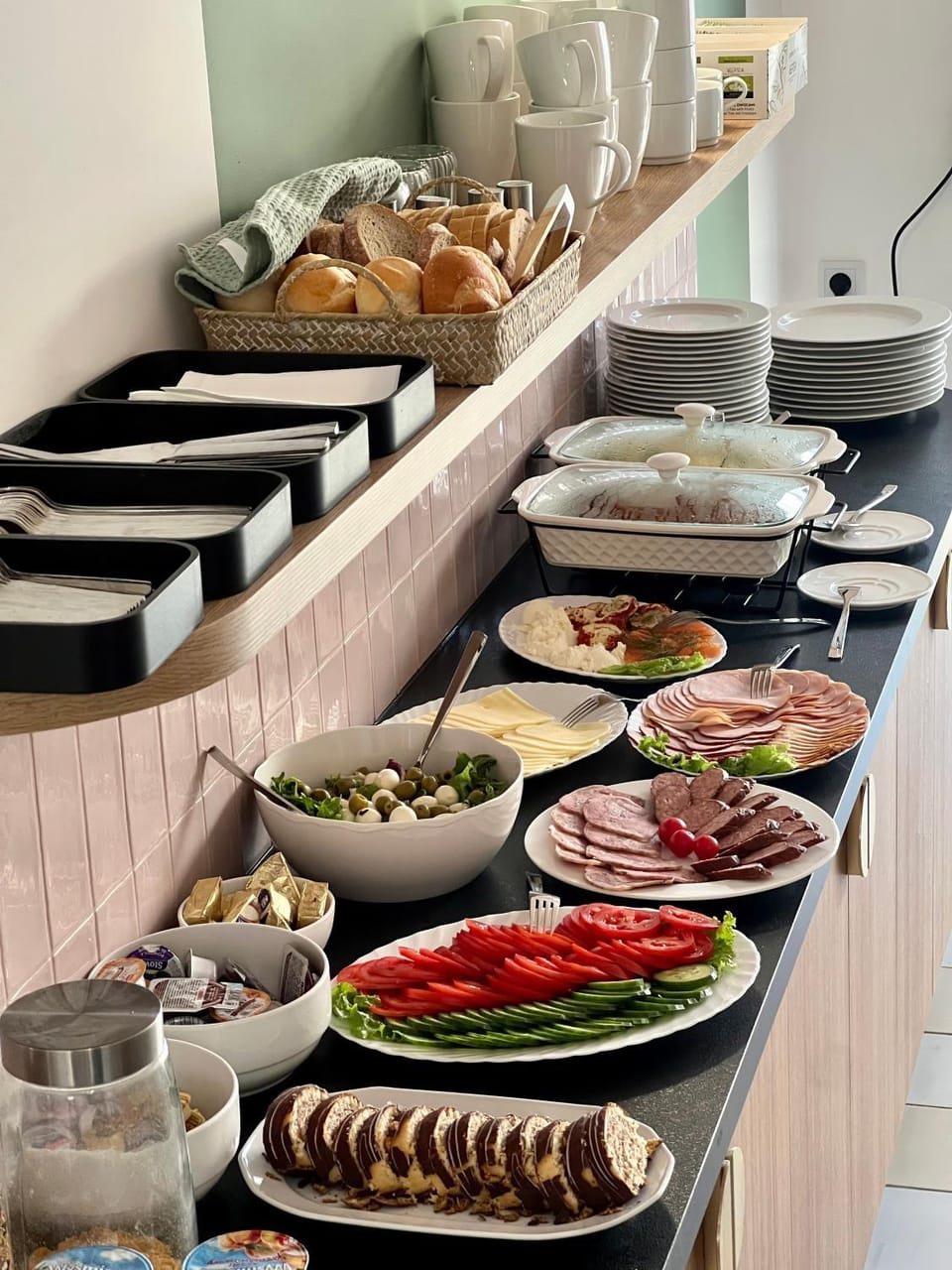 Food and drinks, Food, Buffet breakfast