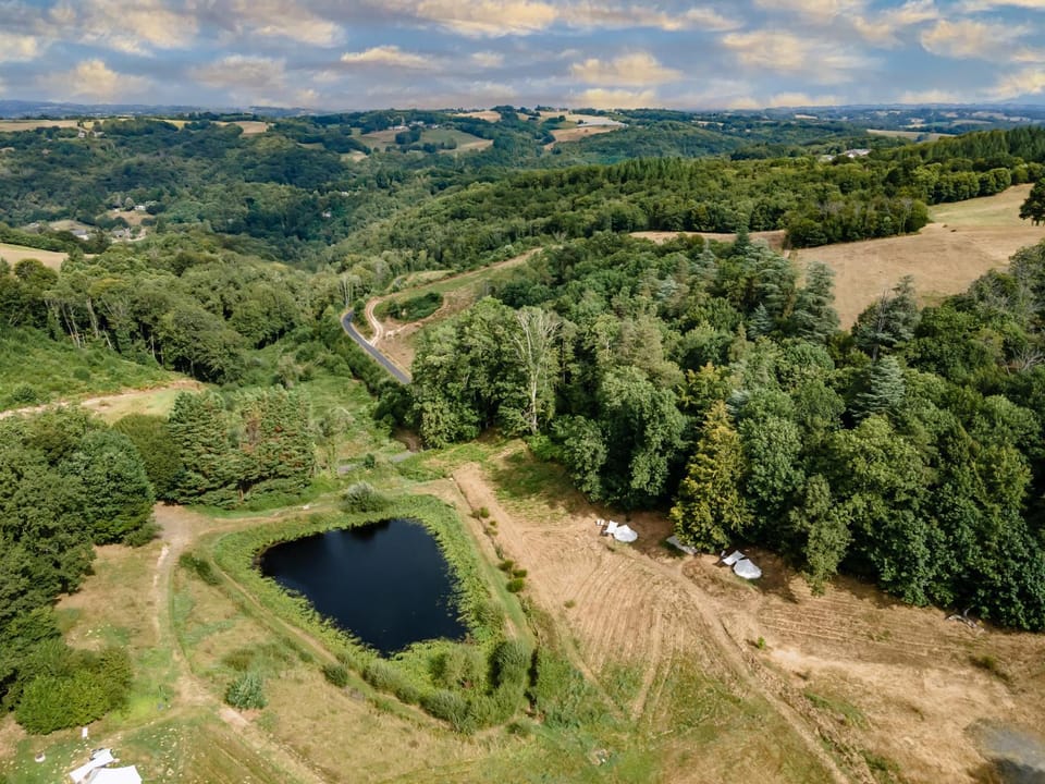 Natural landscape, Bird's eye view