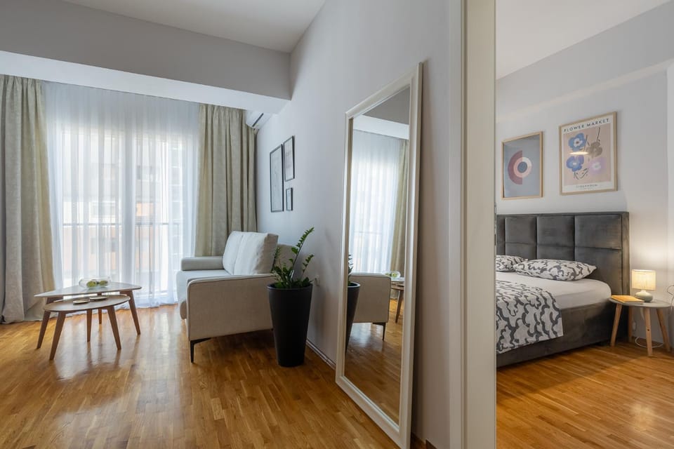 Bed, Living room, Bedroom