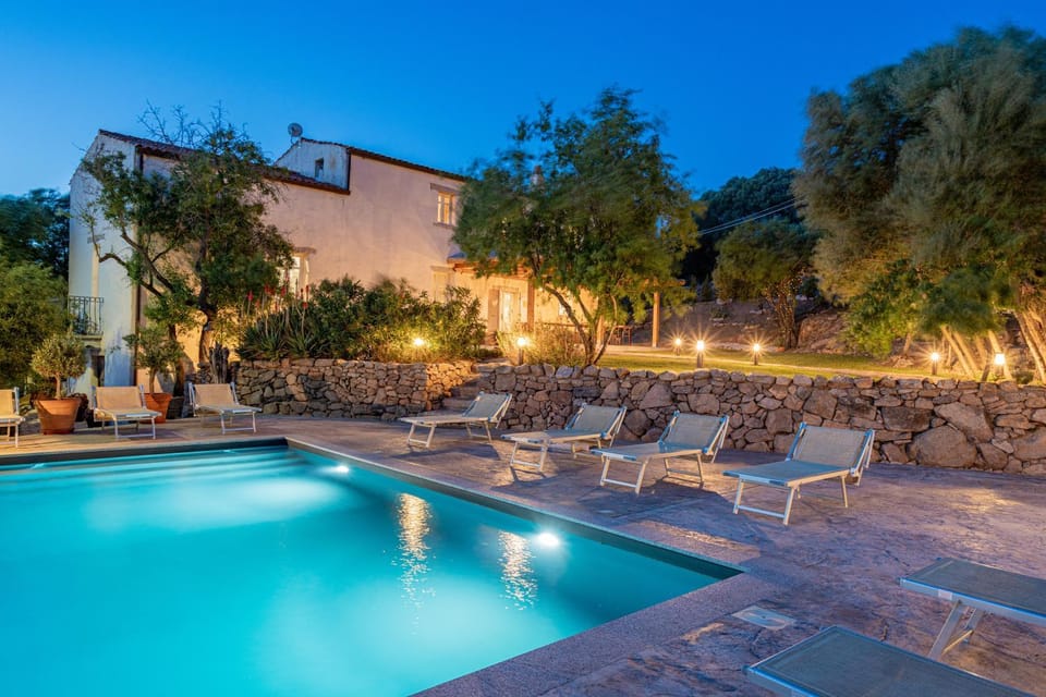 Patio, Day, Night, Natural landscape, Garden, Garden view, Pool view, Swimming pool, sunbed