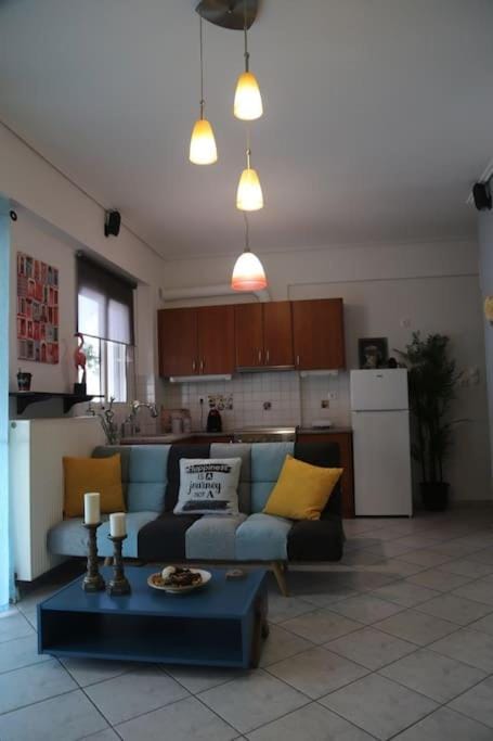 Kitchen or kitchenette, Living room, Dining area