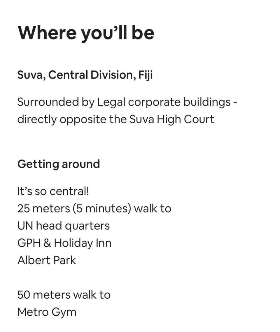 Gladstone Gem 6 - Suva CBD 2 Bedroom Apartment Apartment in Suva