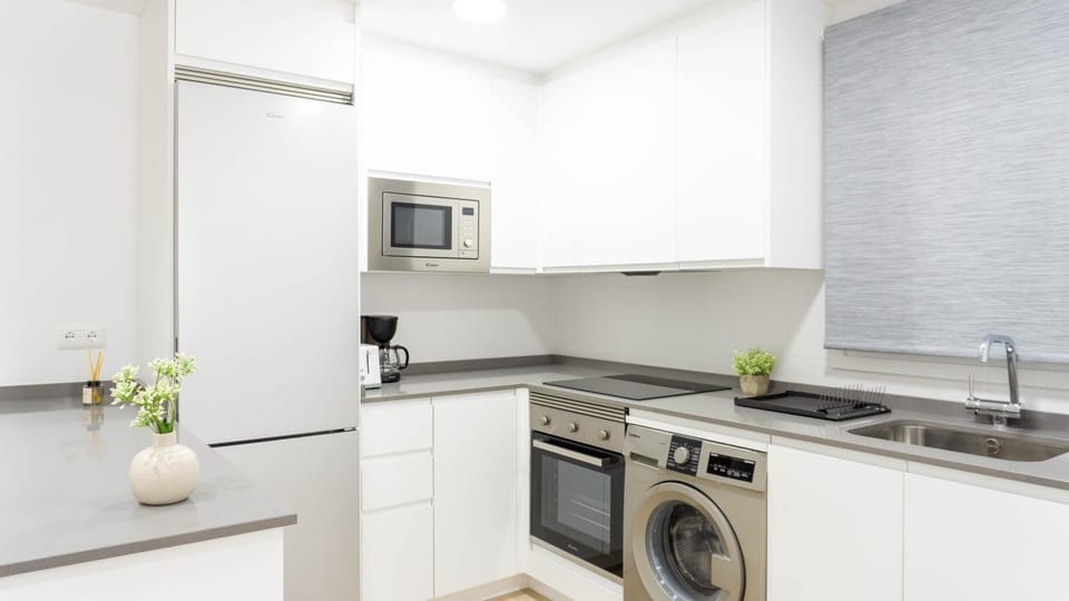 Kitchen or kitchenette, minibar, pet friendly, stove, washing machine