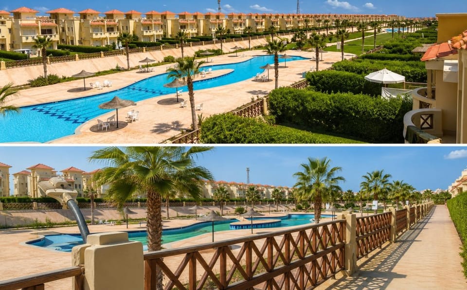 Luxury Seaside Villa Direct Pool Access, Private Garden & Rooftop Stella Heights Sidi Abdelrahman فيلا مميزه جدا في الساحل الشمالي ستيلا هايتس سيدي عبدالرحمن Villa in Egypt