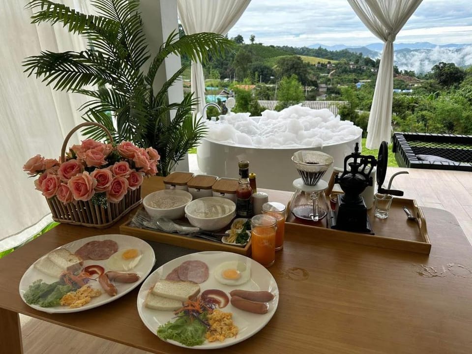 Natural landscape, Food, Breakfast, Drinks