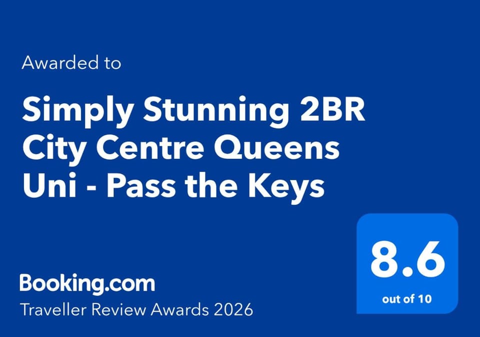 Simply Stunning 2BR City Centre Queens Uni - Pass the Keys Apartment in Belfast