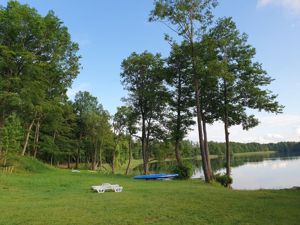 Natural landscape, Canoeing, Lake view