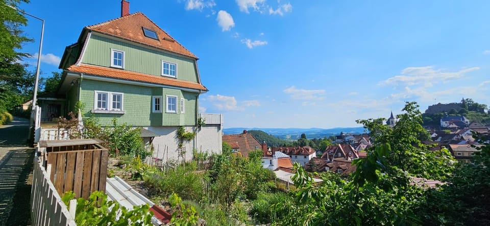Property building, Garden view