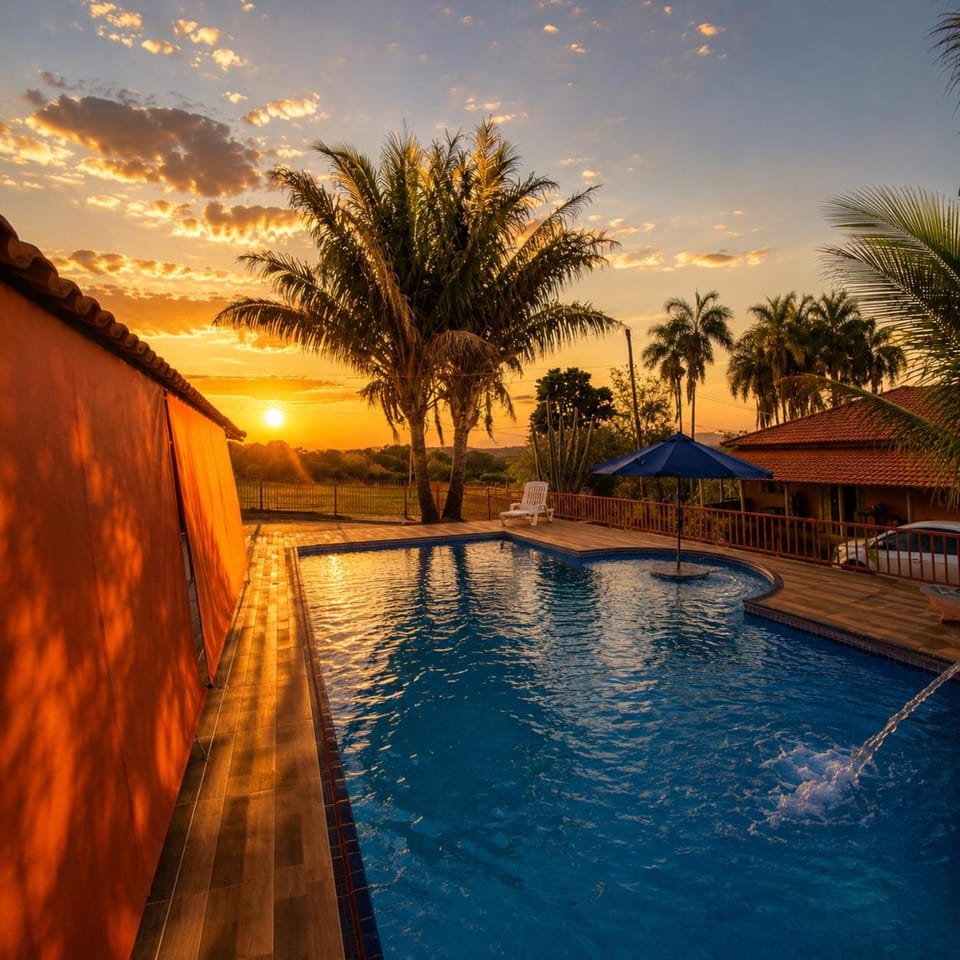 Natural landscape, Bird's eye view, Garden, Garden, View (from property/room), Balcony/Terrace, Balcony/Terrace, Pool view, Swimming pool, Sunset