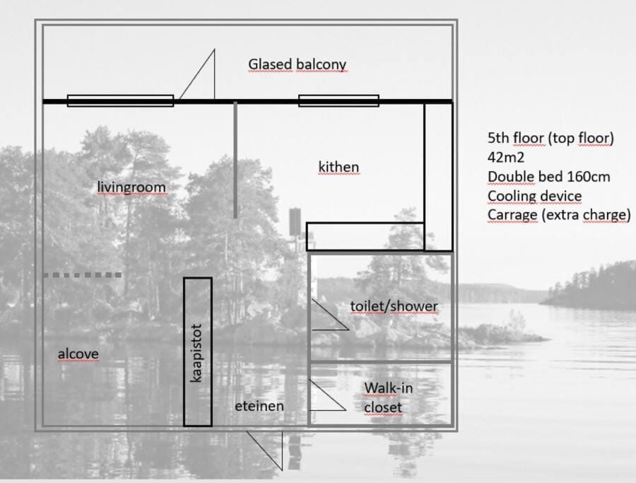 Studio Kuopion kattojen yllä Apartment in Finland