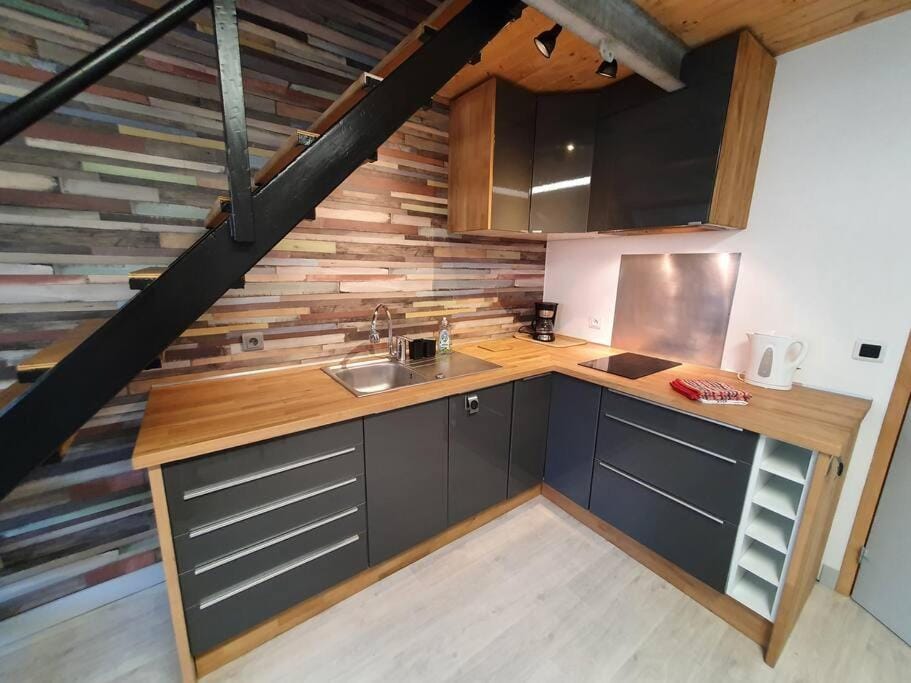 APPARTEMENT CENTRE VILLE AU CALME JARDIN et PARKING PUBLIC House in La Rochelle