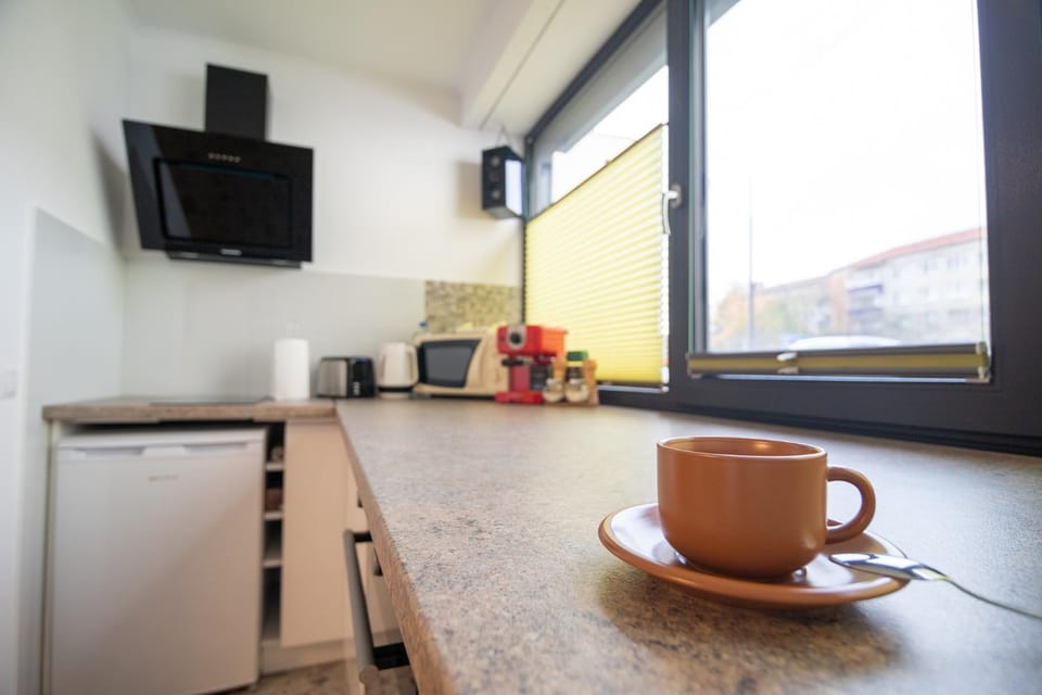 Kitchen or kitchenette, minibar, kitchen