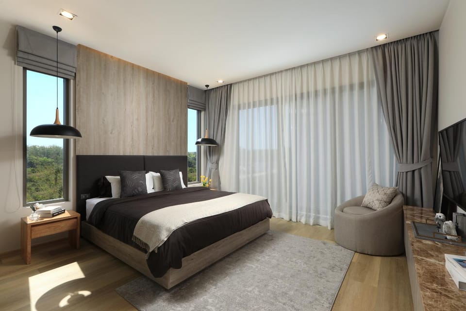 Bed, TV and multimedia, Bedroom