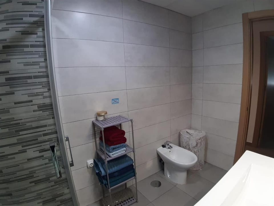 Toilet, Bathroom, bidet, towels