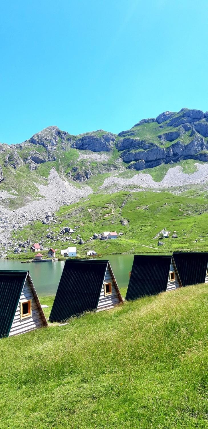 Kapetanovo jezero, Mountain cottage Captain's Lake Campground/ 
RV Resort in Montenegro