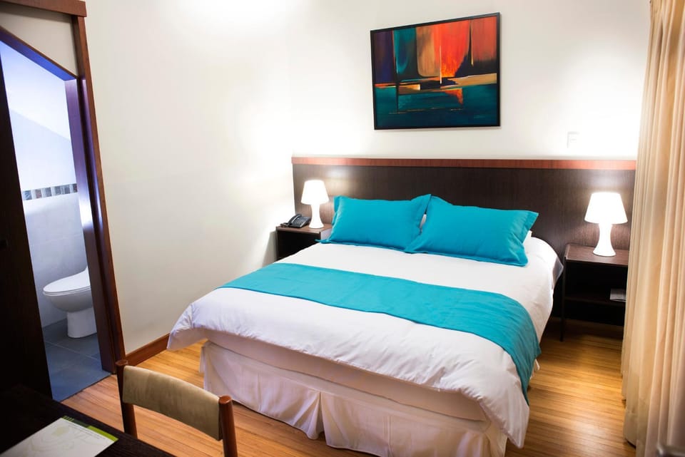 Shower, Bed, Bathroom, Bedroom